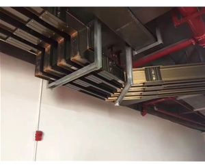 密集型母線槽施工現(xiàn)場